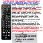 PHILIPS TV REMOTE CONTROL A REPLACEMENT THAT WORKS MANY PHILIPS LCD/LED TVs