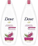 Dove Pomegranate & Hibiscus Tea Body Wash 225ml (Pack of 2)