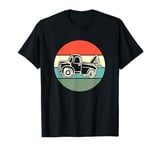 Retro Silhouette Tow Truck Wrecker For Tow Truck Driver T-Shirt