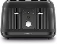 Kenwood Dawn Toaster, 4 Slot Reheat, 5 Browning Settings, Black 