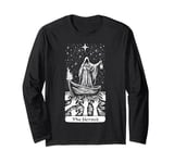 The Hermit Tarot Card Wisdom Enigmatic Esoteric Occult Long Sleeve T-Shirt