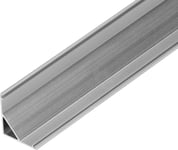 Orno Aluminiumprofil För Led-Remsor, 2000 X 15,8 X 15,8 Mm, Vinklad, Silver