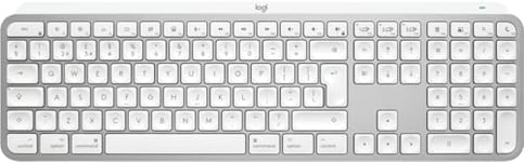 Logitech MX Keys S for Mac, Clavier sans Fil, Fluide, Saisie précise, Touches programmables, rétroéclairé, Bluetooth Rechargeable USB-C pour MacBook Pro, Macbook Air, iMac, iPad - Space Grey - QWERTY