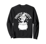 Honkus Ponkus Funny Duck Witch Halloween Magic Sweatshirt