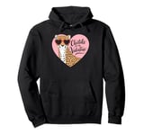 Cheetahs Are My Valentine Cute Cheetah Valentines Day Pullover Hoodie