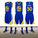 NBA 22/23 Warriors # 30 Sleeveless Sweatshirt Barn Tröja Set för Barn och Vuxna Children (140-150cm)