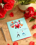 UK Greetings Husband Valentine's Card - Luxury Valentine's Card for Husband NEW