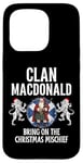 Coque pour iPhone 15 Pro MacDonald Clan Noël Écosse Nom de Famille Fête