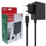 PRISE UE - Chargeur pour Nintendo Switch, 15V, 2,6 a, Adaptateur de câble, Charge rapide, Pour Switch Lite, S