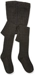 Jefferies Socks Little Girls' Cable Tight 1 Pack - black - 6-8 Years