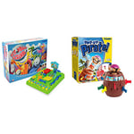 TOMY - Tricky Billie Circuit de Billes T7070, Jeu d'action pour Enfant, Jeu d'adresse et de Rapidité & Pic Pirate Jeux de Société pour Enfants T7028A1, Jeu Rigolo pour Groupes, Cadeau Anniversaire