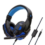 3.5mm Filaire Gaming Headset PC Basse St¿r¿o Gamer Casque Pour PS4 Xbox One Switch T¿l¿phone Portable ¿couteur Casque Avec Microphone-Noir_XINENGJI