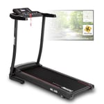 Fitfiu Fitness MC-100C- Tapis de Course Pliable, Vitesse jusqu'à 10km/h, 900kw, Surface de Course 32x102cm, Poids Max 120kg, Inclinaison Manuelle