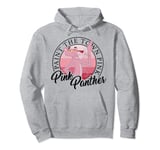 Pink Panther Paint The Town Pink Circle Portrait Pullover Hoodie