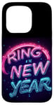 Coque pour iPhone 15 Pro Bague vibrante dans le costume de discours du Nouvel An