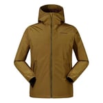 Berghaus Men's Deluge Pro Insulated Waterproof Shell Jacket | Adjustable | Durable Coat | Rain Protection, Oak Moss, XS