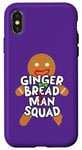 iPhone X/XS Cute Gingerbread Man Squad Christmas Matching Xmas Case