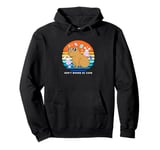 Easter Capybara Dont Worry Be Capy Pullover Hoodie