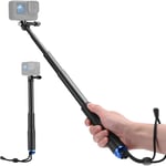 37Inch Perche à Selfie pour GoPro,Perche Télescopique Etanche Compatible avec GoPro Hero 13/12/1110/9/8/7/6/5/Max,DJI Osmo Action 5 Pro/4/3 et Autres Caméra d'action