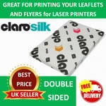 SRA4 SILK PAPER 250 gsm for Laser & Digital Printers x 1000 sheets by Claro