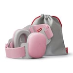 [New] Alpine Muffy Baby Ear Defenders - 24dB, CE & UKCA Certified - Improved Baby Headphones for Noise Cancelling, Safe & Soothing Hearing Protection, Ideal for Travel, Approved by Babies - Pink