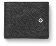 Graf von Faber-Castell 118695 - Porte-Monnaie Cashmere, Noir, avec Compartiment pour la Monnaie, Compartiment pour Les Billets et Compartiments pour Les Cartes