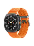 Samsung Galaxy Watch Ultra, Bluetooth & 4G Cellular, 47mm, Galaxy AI, Titanium with Silicone Strap