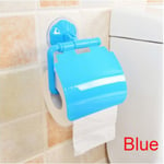 Roll Tissue Box Toilet Paper Holder Napkin Storage Blue