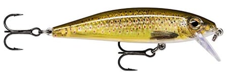 Rapala - Leurre de Pêche X Rap CountDown - Matériel de Pêche avec Construction Balsa - Leurre Pêche en Eau Douce - Fabriqué en Estonie - Prof de Nage 0.6 - 1.2 m - Taille 5 cm / 4 g - Live Brown Trout