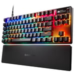 SteelSeries Apex Pro TKL Gen 3 - Clavier HyperMagnetic gaming - OmniPoint 3.0 - Actionnement ajustable - Déclenchement rapide - Préréglages prêts à jouer - Toucher rapide/SOCD - OLED -US Layout QWERTY