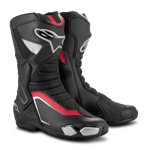 MC-Støvler Alpinestars SMX-6 V3 Svart-Sølv-Rød