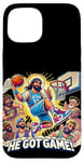 Coque pour iPhone 15 Ballin with the Messiah Rejoignez la communauté Jesus Basketball