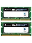 Corsair Apple Mac Memory DDR3-1333 - 16GB - CL9 - Dual Channel (2 pcs) - Grøn