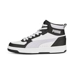 PUMA Homme Rebound Joy Basket, Blanc Printemps Lavande Noir, 36 EU