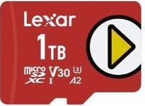 Minnekort Minne Micro Sdxc 1Tb Uhs-I/Play Lmsplay001t-Bnsng Lexar