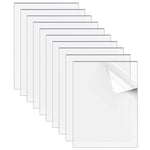 Belle Vous Clear Acrylic Sheets 10pcs- 1mm Thick, 8 x 10 in- Transparent Glass