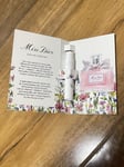 Dior - Miss Dior Eau De Perfume Sample 1ml - New- Sample size