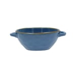 Rose and Tulipani Concerto Soup Bowl with Handles - 600ml - Blue