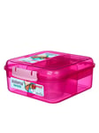 Sistema 1.25 L Bento Cube Lunch - Pink