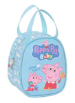 Peppa Pig Baby Sac à goûter, Grande résistance, Recreo, 19 x 14 x 22 cm, Couleur, Multicolore, Estándar, Décontracté