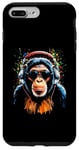 iPhone 7 Plus/8 Plus Funky DJ Monkey with Shades and Headphones Case