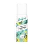 Batiste Shampooing Sec, Original, Rafraichit les Cheveux et Apporte du Volume, Absorbe Excès de Sebum, Sans Rinçage, 50ml