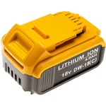 vhbw Batterie remplacement pour Dewalt DCB182, DCB182-XE, DCB184, DCB180, DCB183, DCB181-XJ, DCB181 pour outil électrique (4000 mAh, Li-ion, 18 V)