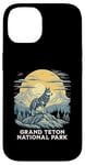 Coque pour iPhone 14 Grand Teton National Park Grey Wolf Wildlife Wyoming