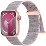 Higgs Bracelet Tissé Nylon Compatible avec Bracelets Apple Watch 38mm 40mm 41mm 44mm 45mm 46mm Ultra 2 49mm Femme, Bracelet Elastique Sport Loop Nylon pour iWatch Serie (42mm 10) 9/8/7/6/5/4/3/2/1/SE