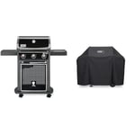 Weber Spirit E-310 Classic Barbecue Gaz, 3 Brûleurs, Noir (46410053) & Housse pour Barbecue - Housse de Protection pour Barbecues Spirit/Spirit II 300 et 200