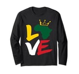 Love Map African American Black History Month Men Women Long Sleeve T-Shirt