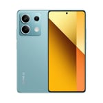 Xiaomi Redmi Note 13 5G Ocean Teal - Smartphone 8+256GB, MediaTek Dimensity 6080, 108MP triple camera, 33W fast charging, 5000mAh, dust and water protection (UK Version + 2 Years Warranty)