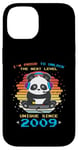 Coque pour iPhone 14 Né en 2009 Birthday Panda Gaming Unlock The Next Level