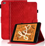 Coque Pour Ipad Mini 5ème Génération 2019/Ipad Mini 4 2015 (7,9 Pouces) Ipad Mini 3/2/1 Housse Cuir Pu Etui De Protection Avec Veille/Réveil Auto Et Multi-Angle Support- Rouge[Coq101996]